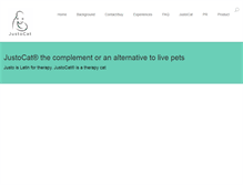 Tablet Screenshot of justocat.com